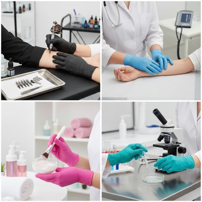 Colored Nitrile Gloves: Does Color Matter?